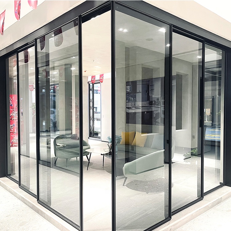 EZZO casement window with thermal-break aluminium frame and Low-E IGU